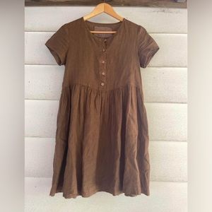 Hand Dyed Mama Dress S